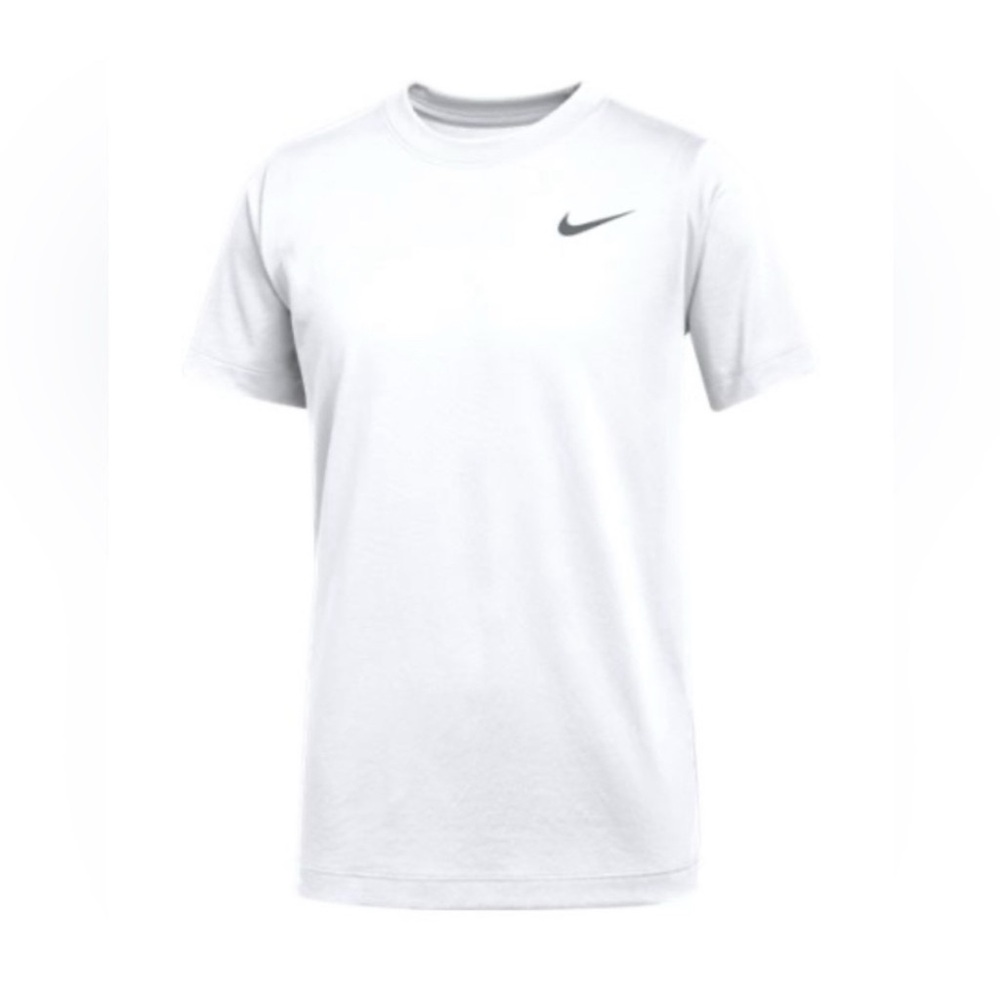 NWT Nike White Team Legend Short Sleeve Crew T-Shirt Size Medium